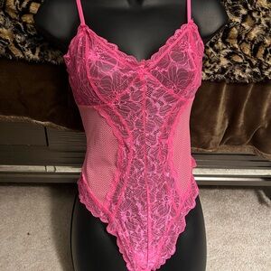 Guess Vibrant Pink Lace Lingerie